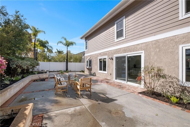 view of patio / terrace with a fenced backyard