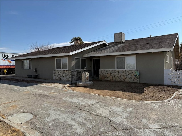 view of ranch-style home