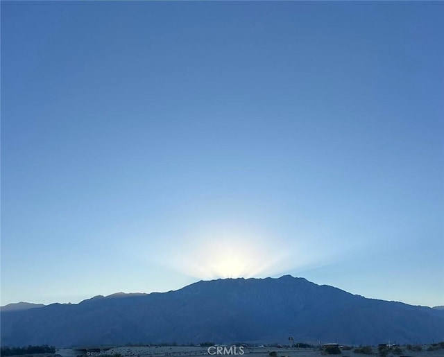 view of mountain feature