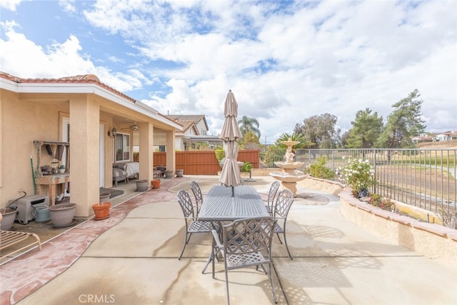 view of patio