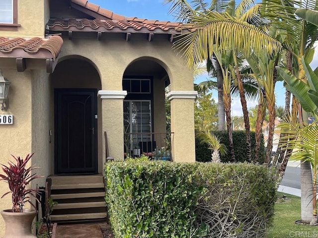 view of entrance to property