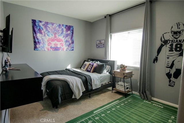 bedroom featuring carpet floors