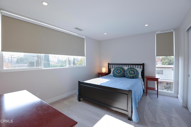 bedroom featuring carpet flooring