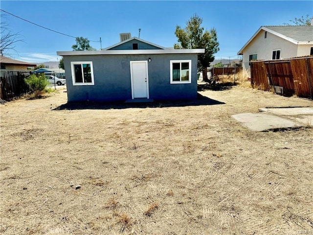 view of rear view of property