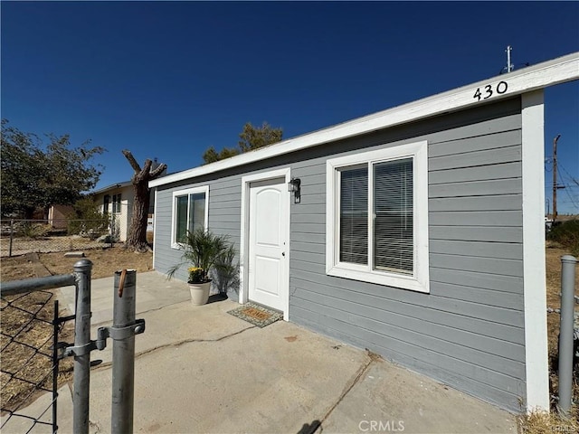 exterior space featuring a patio