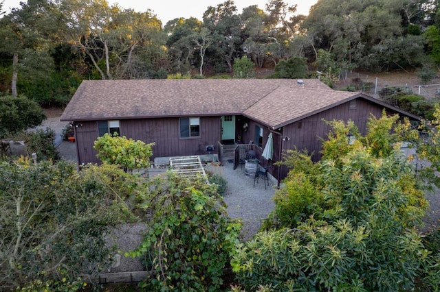 view of rear view of house