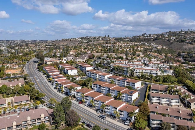 bird's eye view featuring a residential view