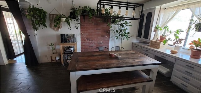 view of dining area