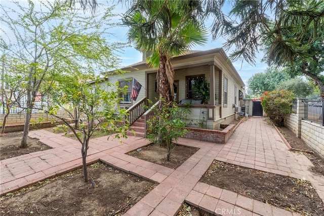 exterior space with a patio