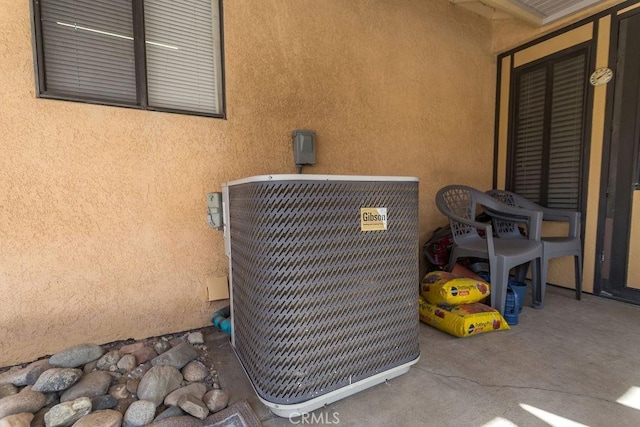 details featuring central AC unit