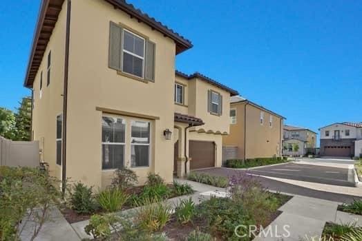 exterior space featuring a garage