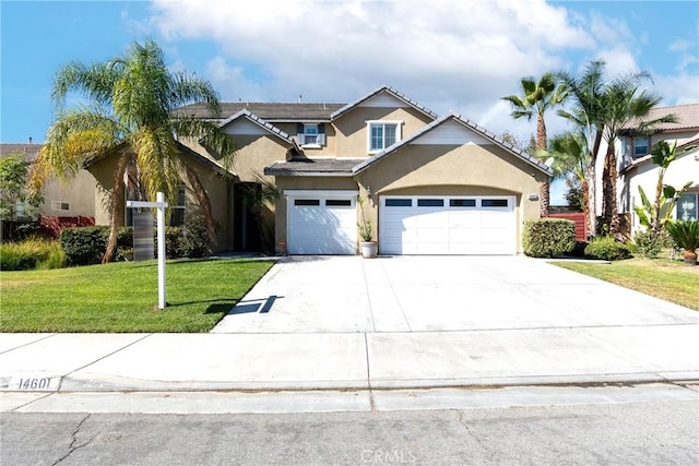 view of front of house featuring a front yard