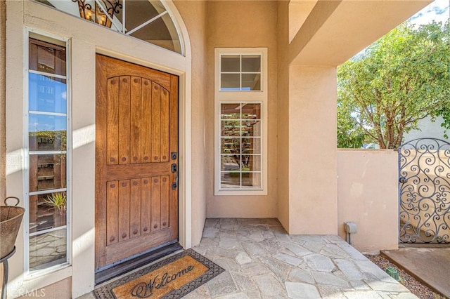 view of property entrance