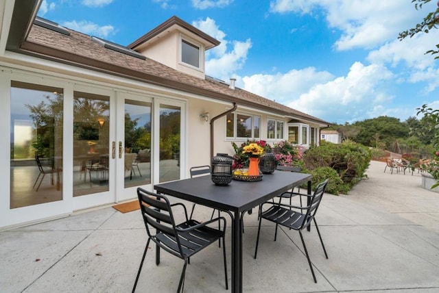 view of patio / terrace with french doors