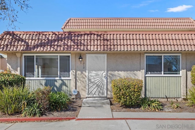 view of front of home