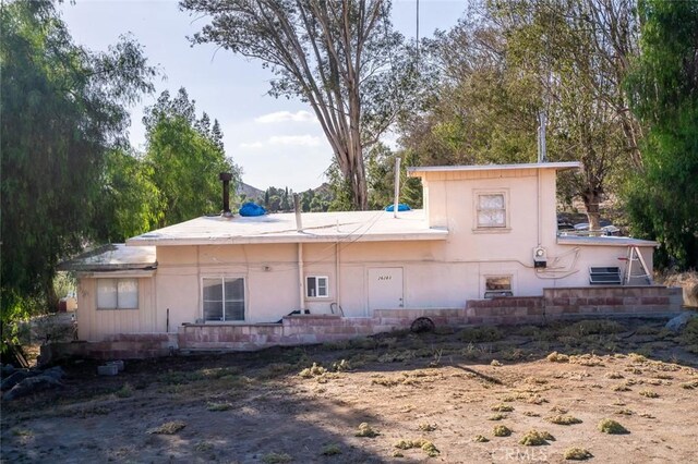 view of rear view of property