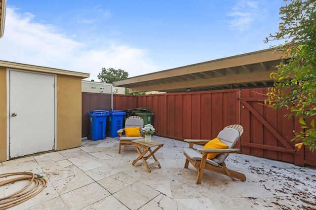 view of patio