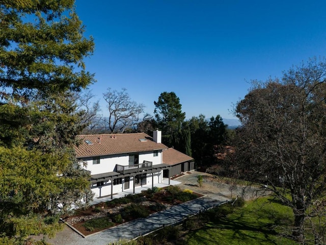 view of rear view of house