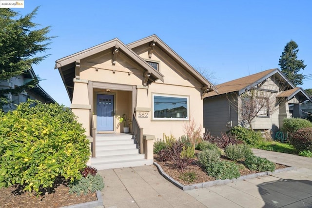 view of bungalow-style home