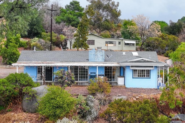 view of rear view of property