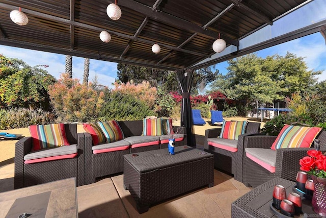 view of patio / terrace with outdoor lounge area