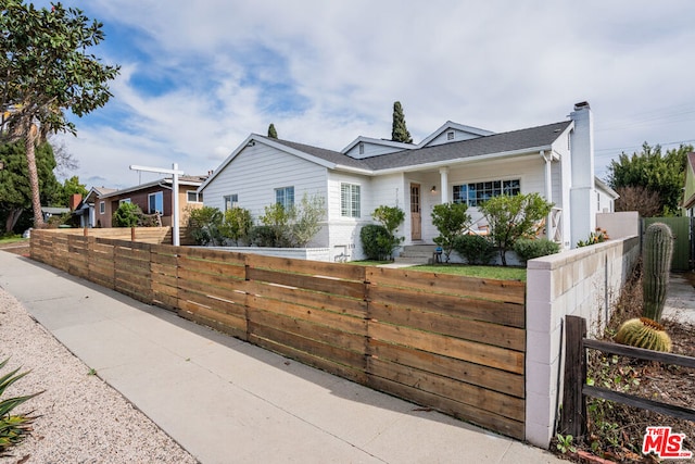 view of ranch-style home