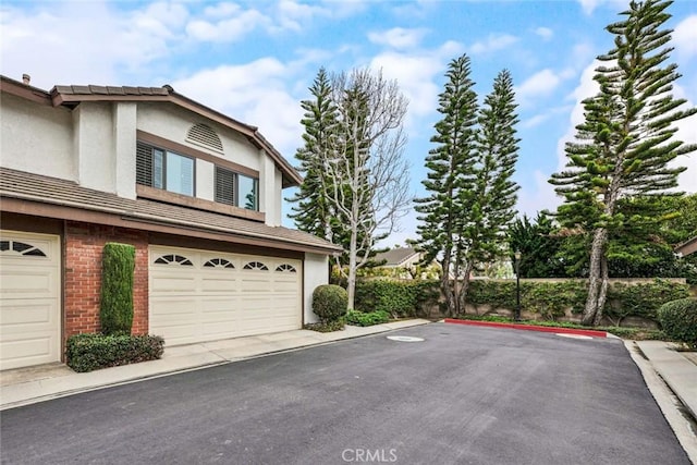 view of home's exterior featuring a garage