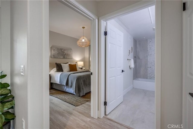 interior space featuring light hardwood / wood-style floors