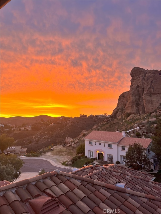 view of mountain feature