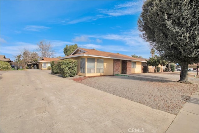 view of ranch-style home