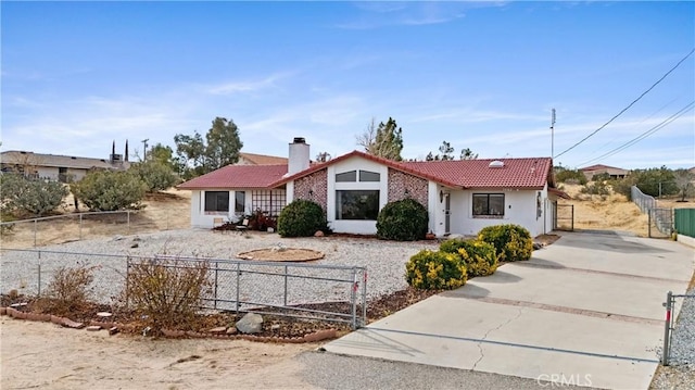 view of front of property