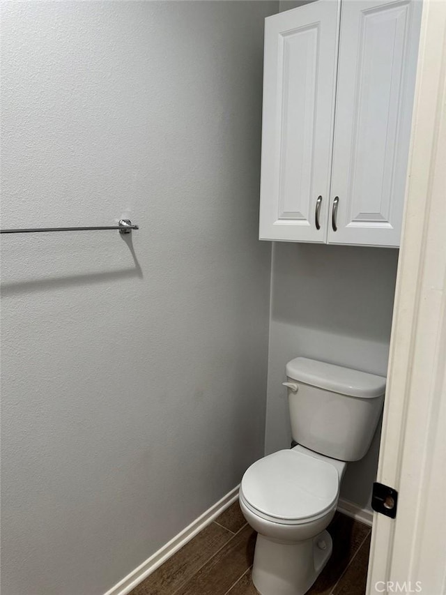 bathroom featuring toilet