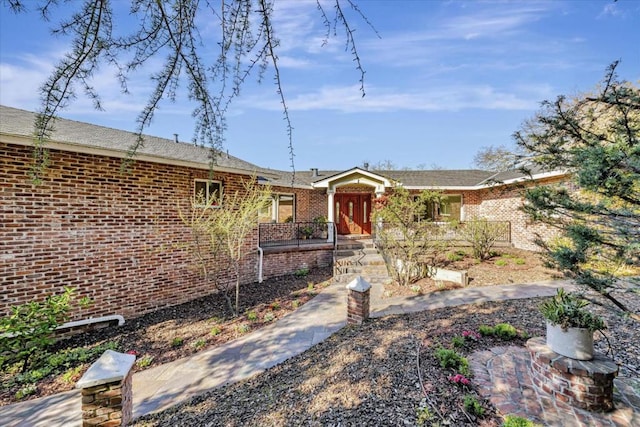 view of ranch-style house