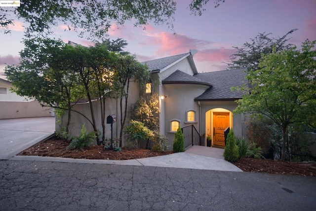 view of front of home