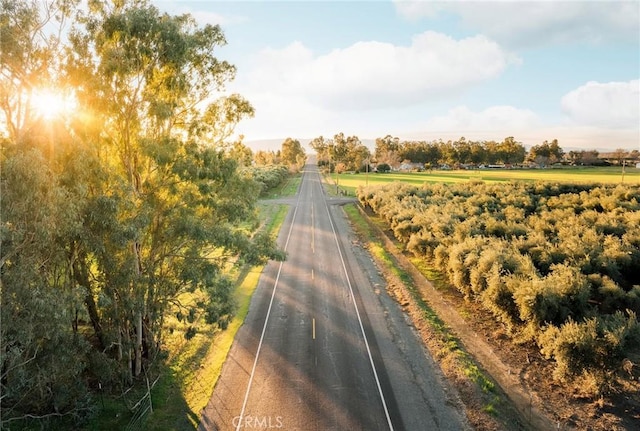 view of road