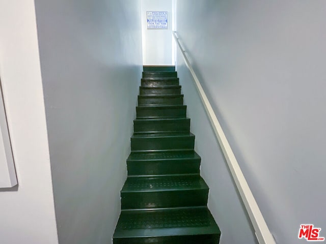 view of stairs