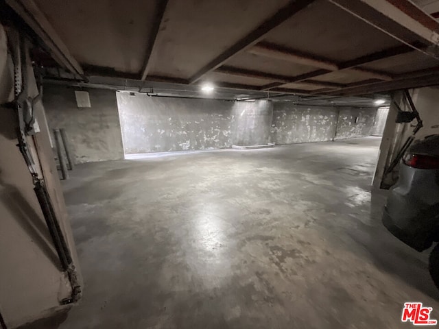 view of basement