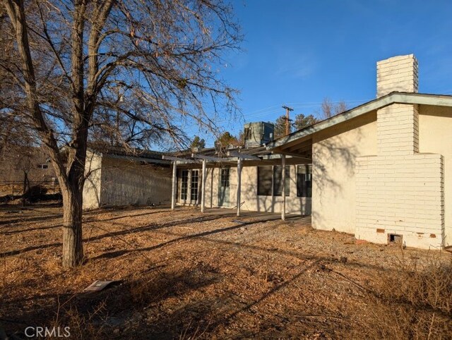 view of rear view of property