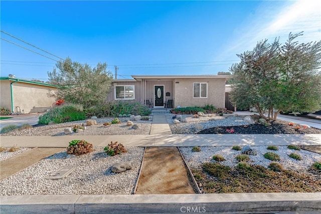 view of ranch-style home