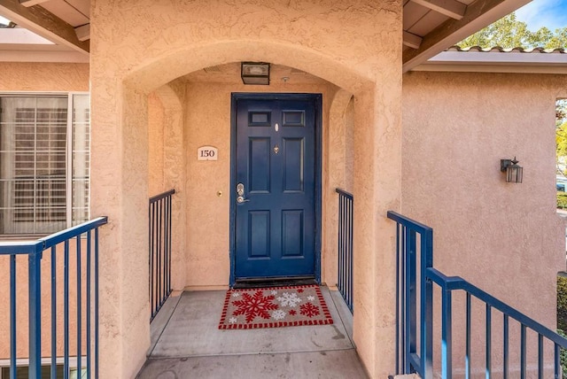 view of entrance to property