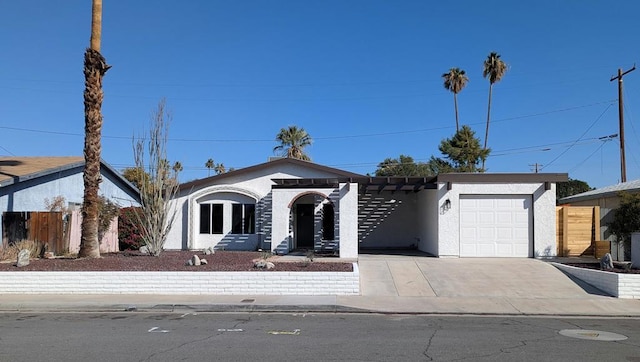 ranch-style house with a garage