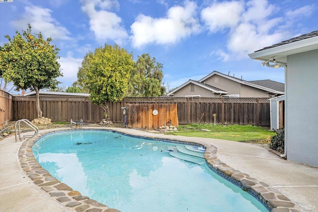 view of pool