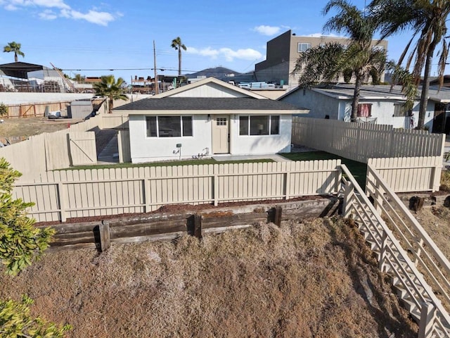 view of back of property