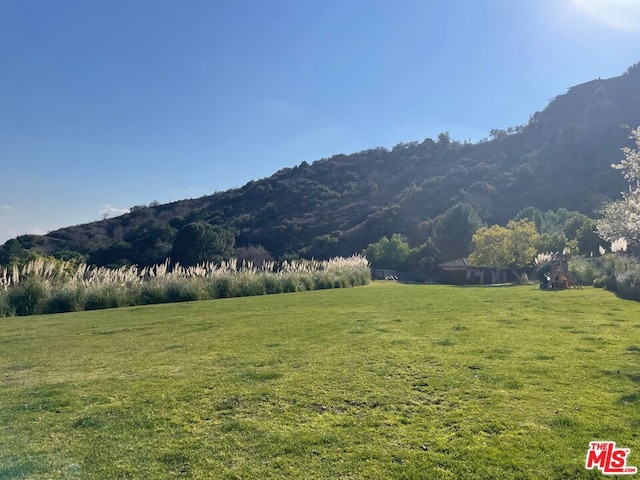 property view of mountains with a rural view