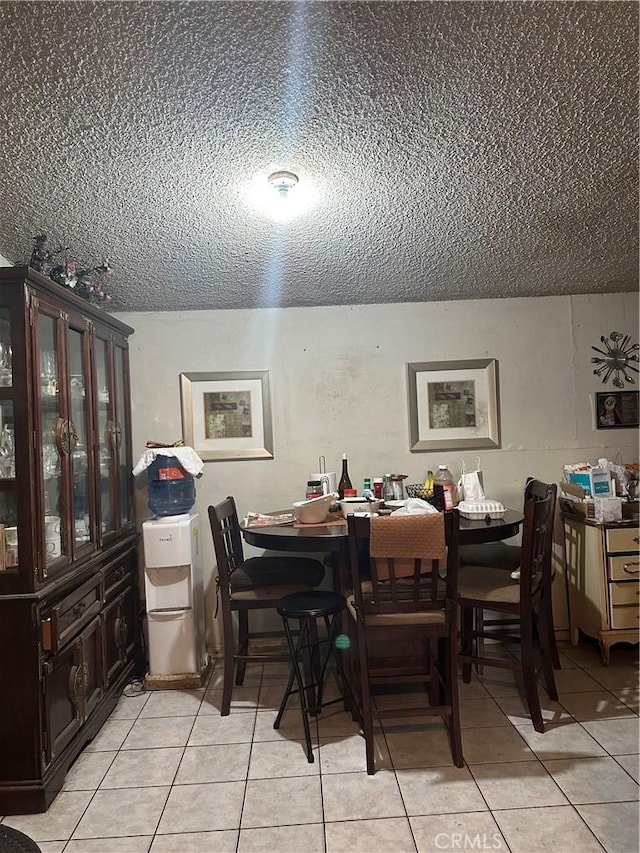 view of tiled dining room