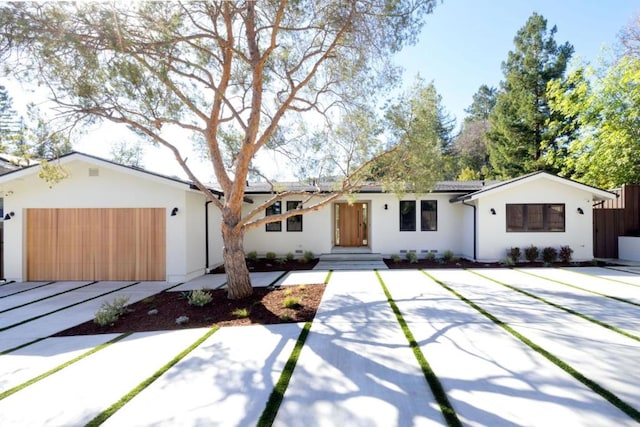 ranch-style house with a garage