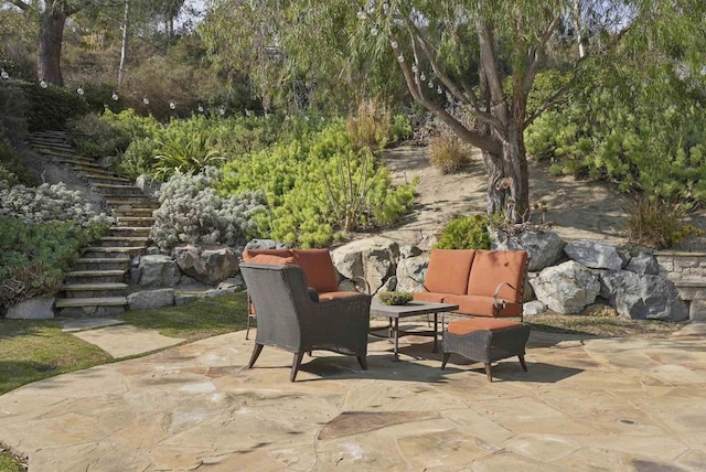 view of patio / terrace with outdoor lounge area