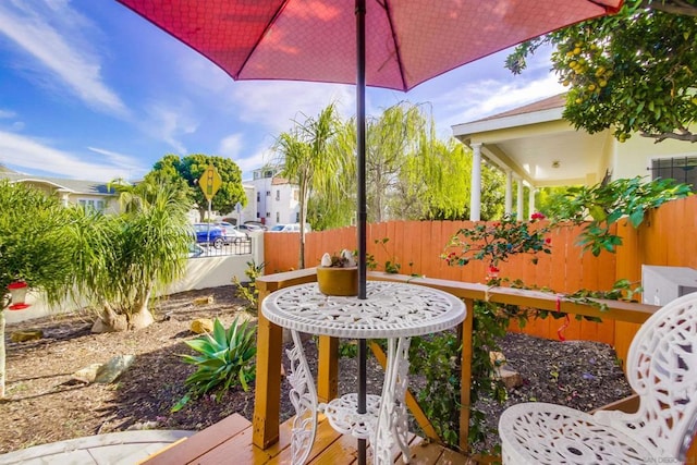 view of patio / terrace