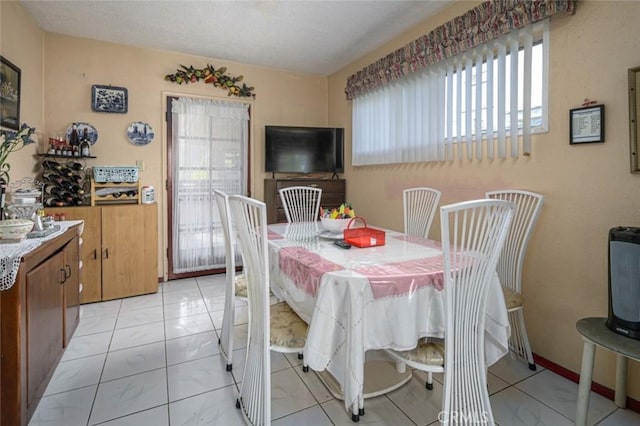 view of dining area