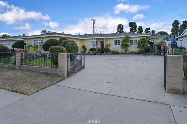 view of ranch-style house